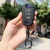 Для Hyundai Elantra Tucson I30 I40 I35 Ix35 Solarium Celesta Solaris Sonata Accent Creta Kona Venus Автомобильный складной чехол для ключа Брелок