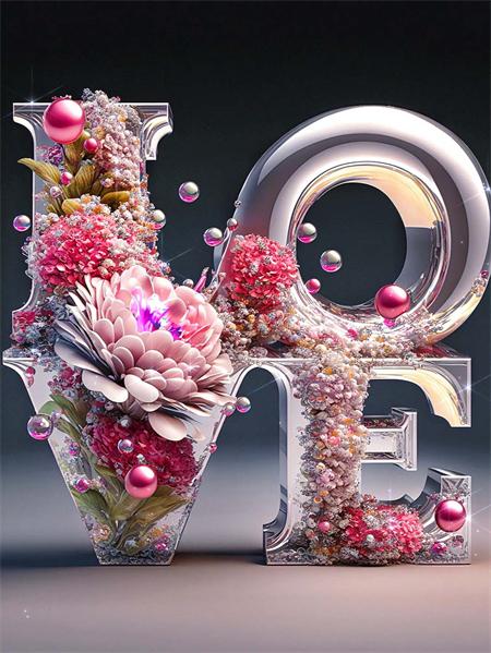 5d Алмазная картина Новое сердце Красная роза Домашний декор Вышивка Приморский цветок Пейзаж Полный квадрат/круглая наклейка на стену