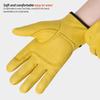 Wear-Resistant Cowhide Work Gloves Leather Workers Work Welding Safety Protection For Garden Sports Motorcycle Driver Gloves