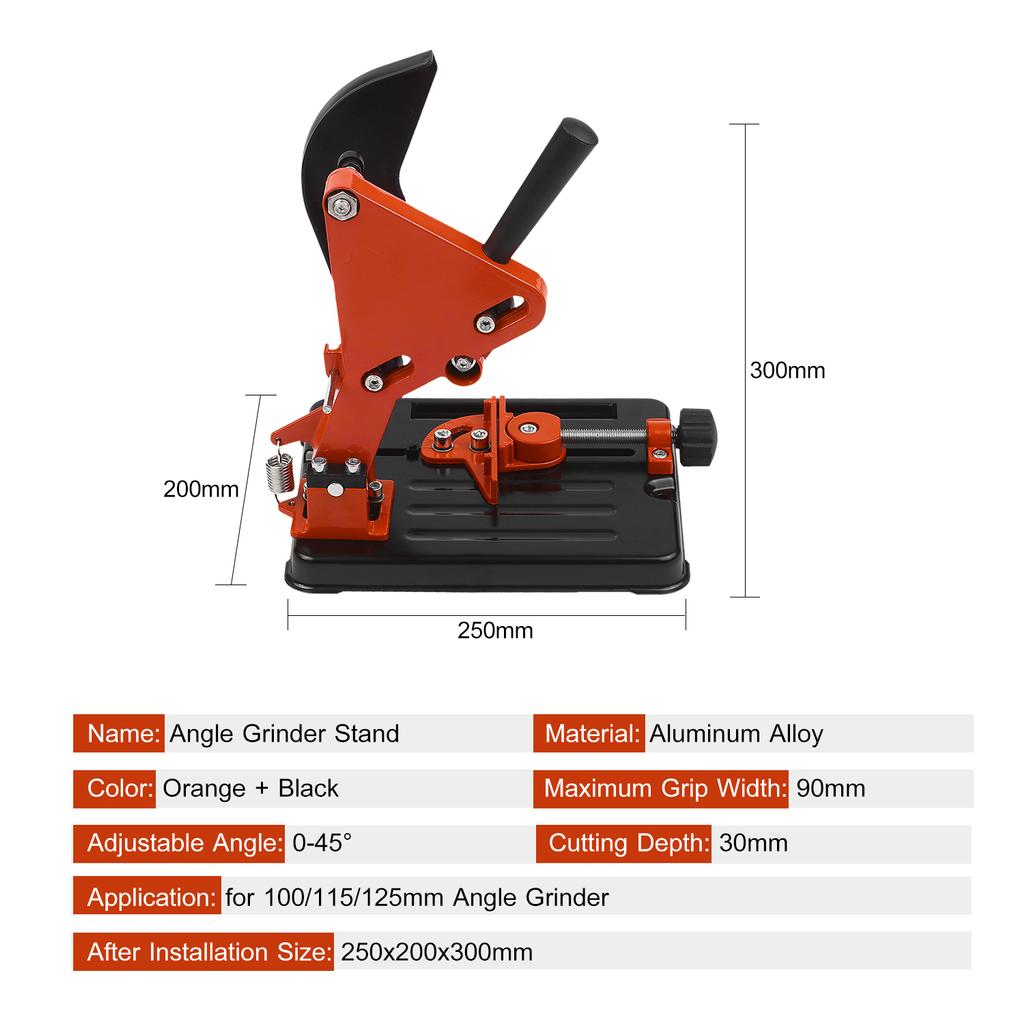 100-125 Многофункциональная угловая шлифовальная машина Подставка для шлифовальной машины Держатель для фрезы Держатель для резки