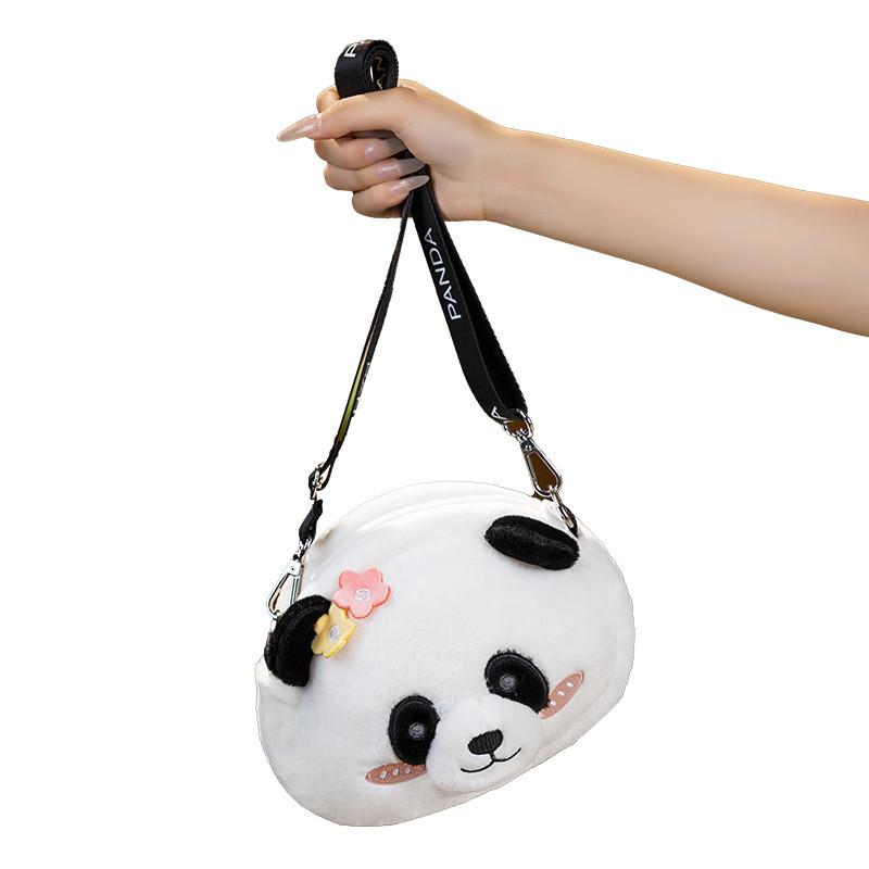 Soft And Huggable Panda Plush Crossbody Bag For Children Perfect Mini Backpack