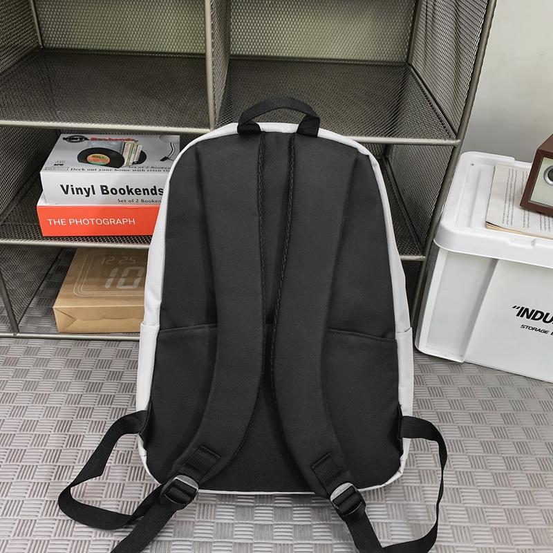 Однотонный школьный рюкзак для студентов, мужской, большой емкости, кампусный рюкзак, Оксфорд, женский дорожный рюкзак