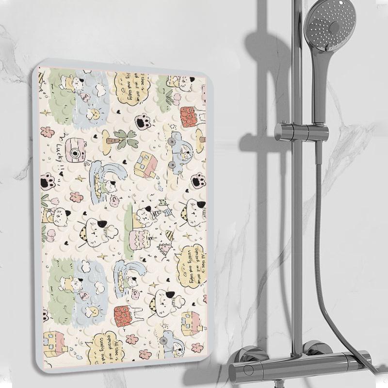 Милый мультяшный противоскользящий коврик для душа для купания детей, противоскользящий коврик с присоской для ванной комнаты, коврик для ног в туалете