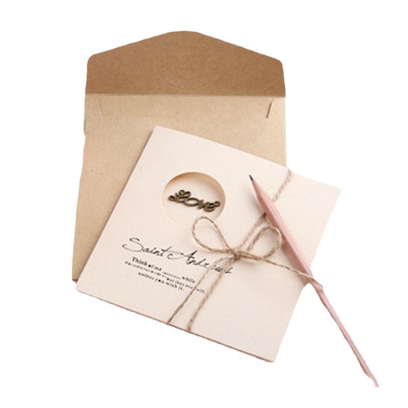 Ретро Изысканная Металлическая Складная Открытка DIY для Циси, Дня Учителя и Рождества