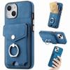 Кожаный чехол-кошелек с магнитным держателем-кольцом для IPhone 14 Pro Max 15 13 12 11 X XS XR 7 8 Plus SE2026 Вертикальный слот для карт