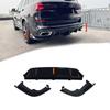 Для BMW X5 G05 2020-2025 3-секционный задний диффузор с LED-подсветкой, центральный сменный зажим, Черная версия, Стайлинг экстерьера, Комплект кузовных деталей