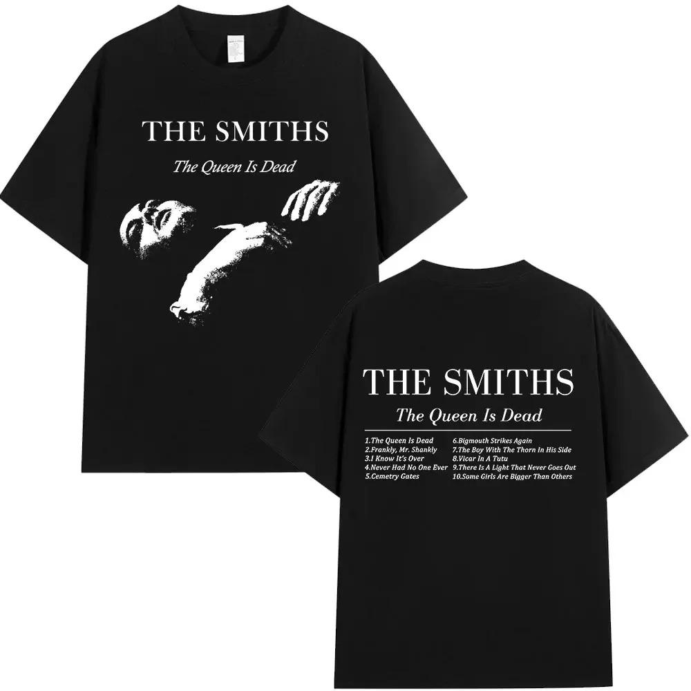 The Smiths Unisex 100 Cotton Tshirt Vintage Commemorative Classic Graphic Street Style Loose Unisex And Unisex Tshirts