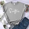 Swiftie Retro Y2K Funny Print T-Shirt Female Summer Fashion Tee Top Sport Casual Tops Clothing Street Personality T Shirt Unisex
