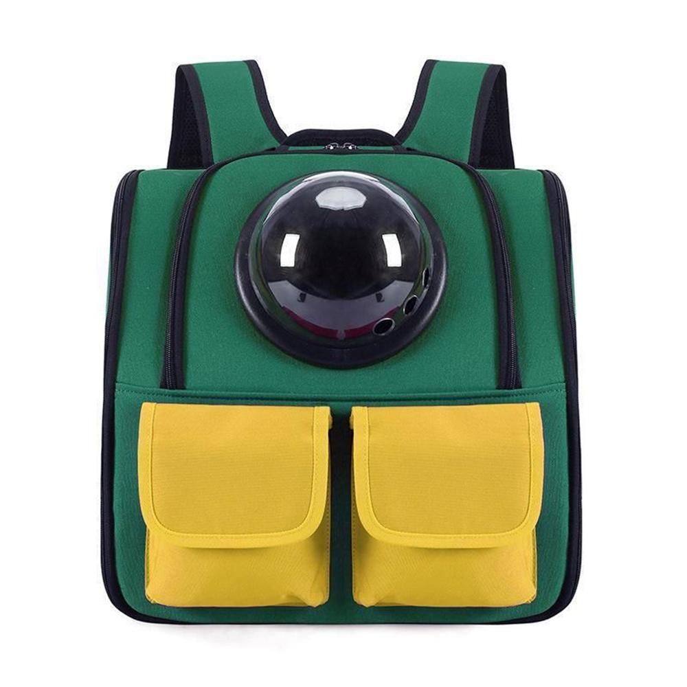 Модная сумка для домашних животных контрастного цвета, космическая капсула, рюкзак для кошек, уличный портативный рюкзак, большая клетка для кошек, рюкзак для собак