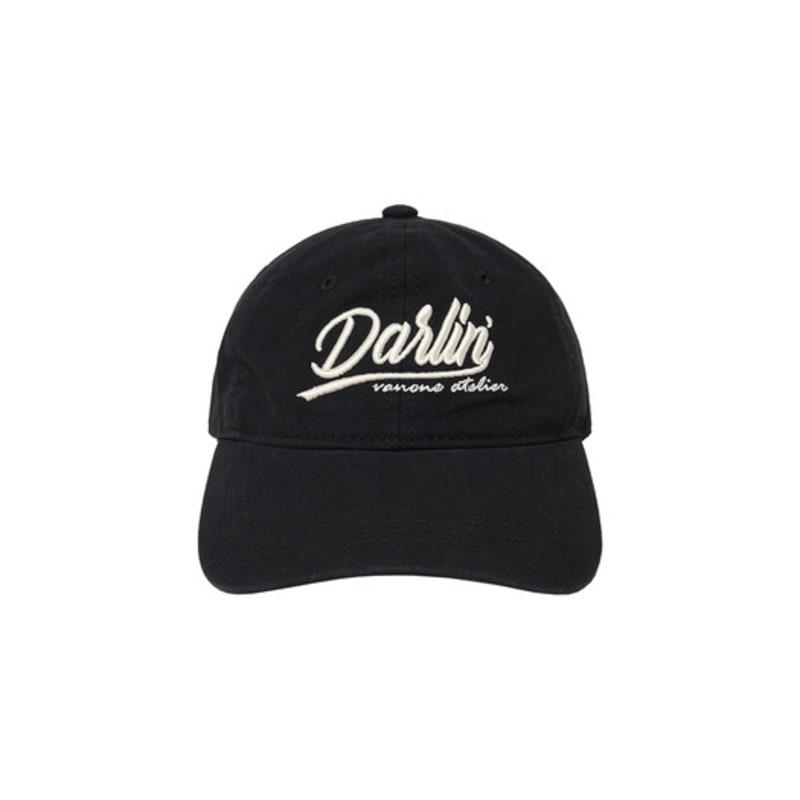 vanone atelier B3010 Darling Embroidered Ball Cap_Black