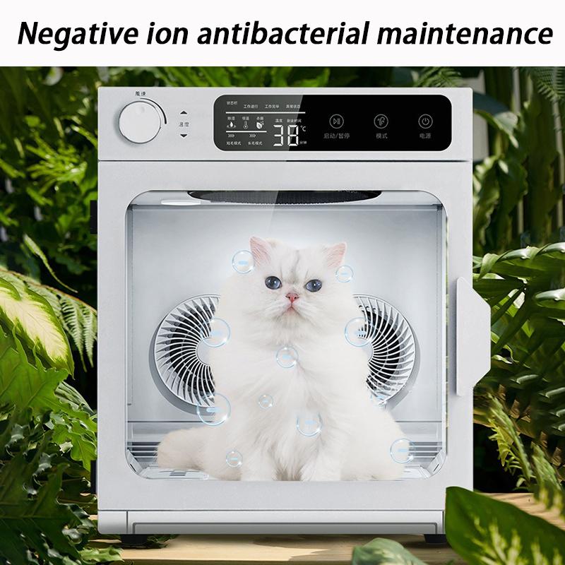 1100W Pet Dryer Box 54L Silent Sterilize Pet Dryer Machine Grooming Short Long Hair Cats Dryers Professional Dogs Supplies