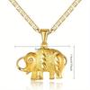 1 шт. Модные легкие роскошные металлические украшения в виде слона, Слон - благоприятный кулон