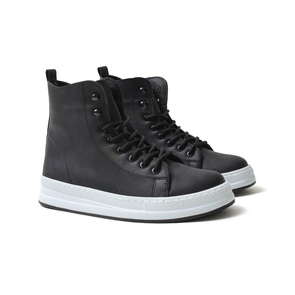 Chekich Men Footwear Boots for Men Navy Blue Color Faux Leather Laces Model Vulcanized Material Winter Season Shoes Ankle Warm Wedding CH055