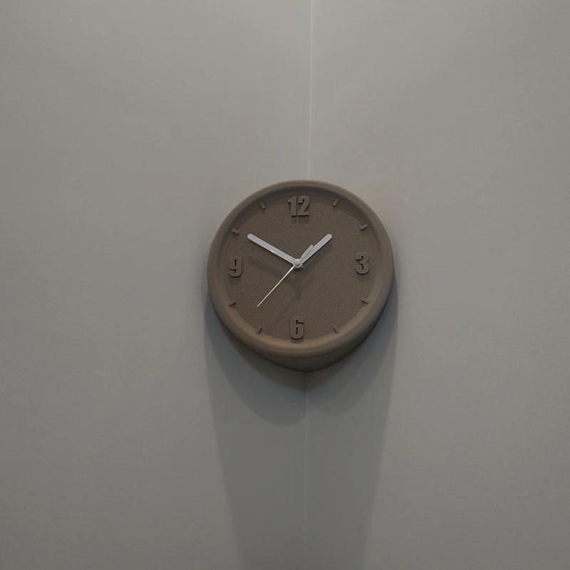 Modern Corner Wall Clock Living Room Elegant Digital Clocks Mechanism Silent Bedroom DIY Watch Luxury Interior Ornaments Minimalist Decoration
