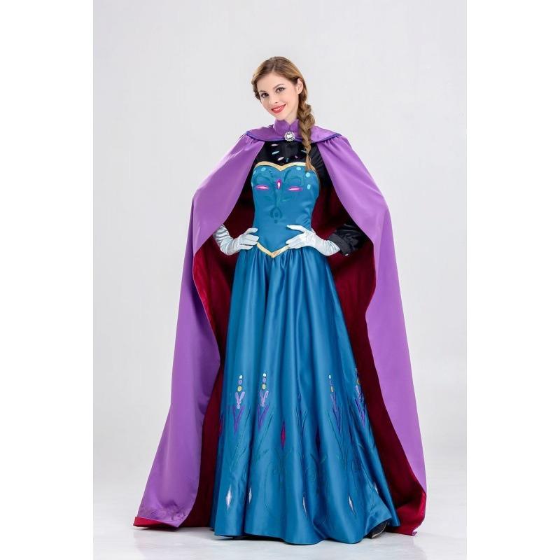 Розен Эльза ЕА Ледяная Королева Костюм на Бар-мицву Хэллоуин Платье принцессы Анны