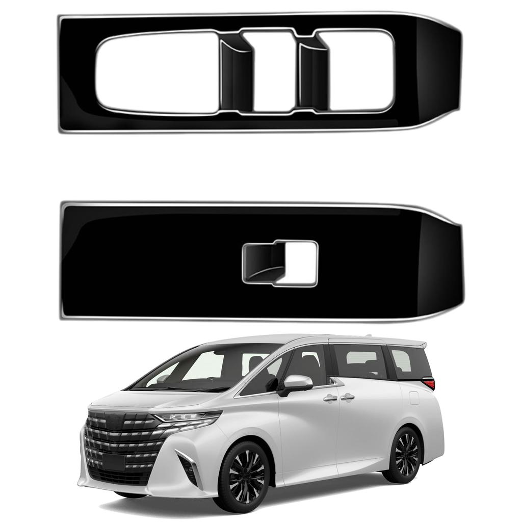 Glealcco Совместимо с аксессуарами для нового Alphard/Vellfire 40 серии Электростеклоподъемники