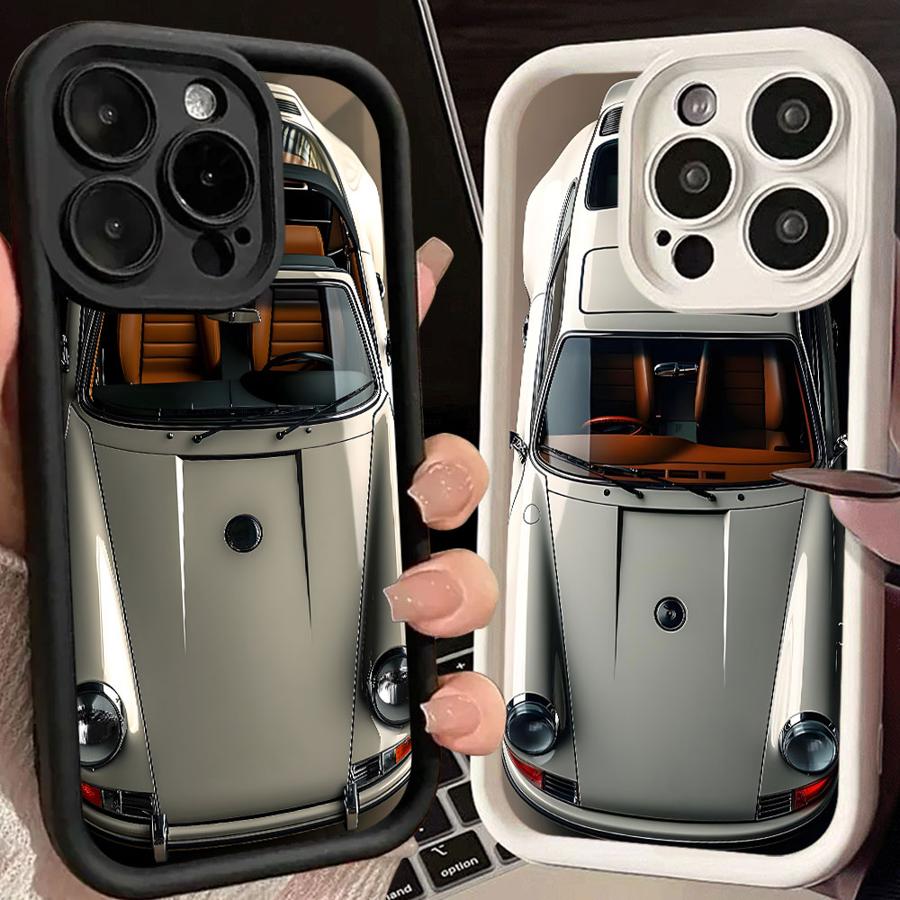 Мягкий чехол для IPhone 18 16e 15 16 14 Plus XS Max 13 12 11 Pro Max XR 17 Air Роскошный Модный Автомобили