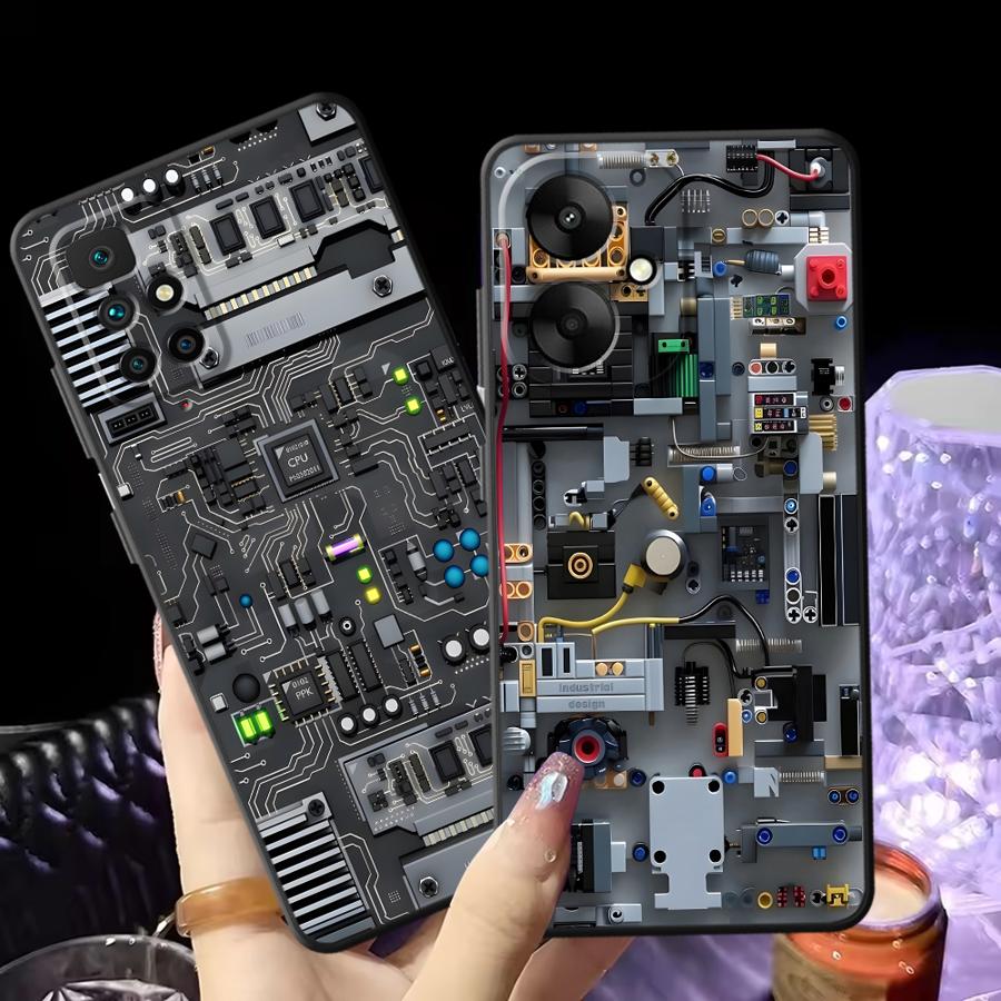 Чехол для Xiaomi Redmi A3 10 13C A4 9 A5 14C A1 A2 Plus K40 K80 Pro 12C Мягкий чехол для телефона Фиолетовая игровая консоль