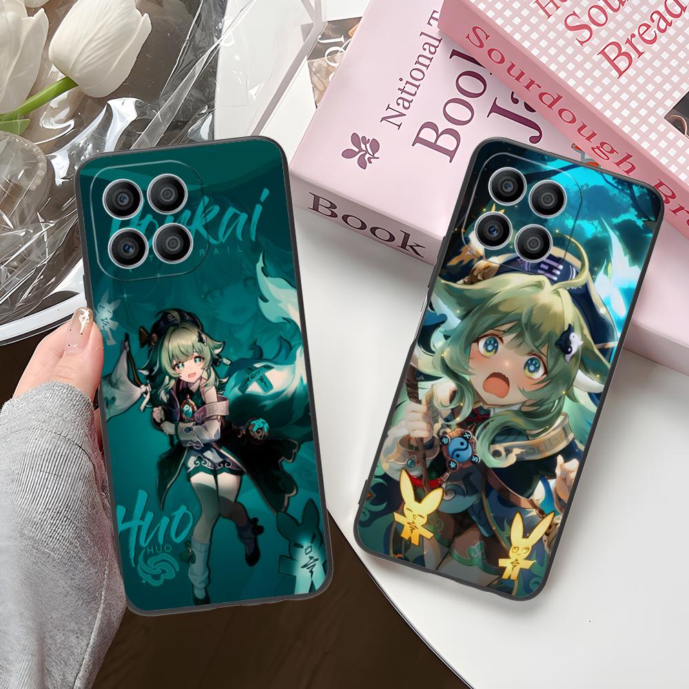 HSR Huohuo Матовый чехол из ТПУ для мобильного телефона Honor 90 80 70 60 50 30 20 10 9 8 7 Pro S SE Lite 5G с цветной печатью