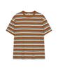 WACKY WILLY Multi-Stripe Short Sleeve T-Shirt Brown