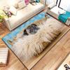 Lovely Pug Dog Water Absorption Anti-Slip Door Mat Cartoon Cute Animal Carpets Bedroom Rugs Decorative Stair Mats Home Decor