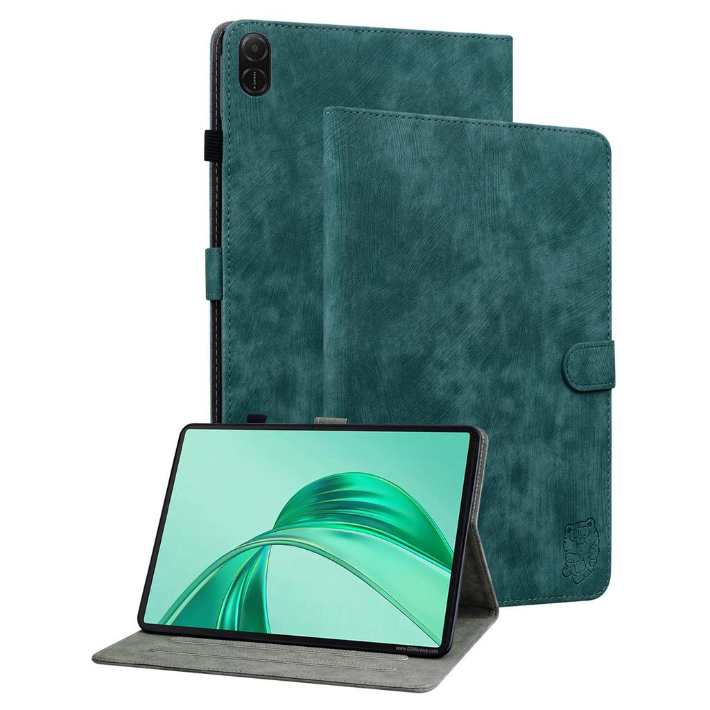Для чехлов Honor Pad X8a Чехол для планшета из ПУ кожи с тигровым принтом, устойчивый к царапинам