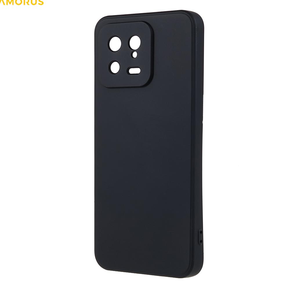 For Xiaomi 13 Case Precise Cutouts TPU Fiber Lining Shockproof Phone Cover