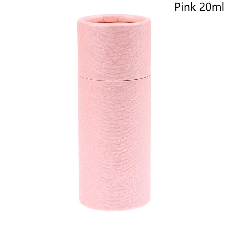 Круглая картонная подарочная коробка Упаковка для флаконов косметических эфирных масел Упаковка для помады Упаковка для духов Коробки из крафт-бумаги