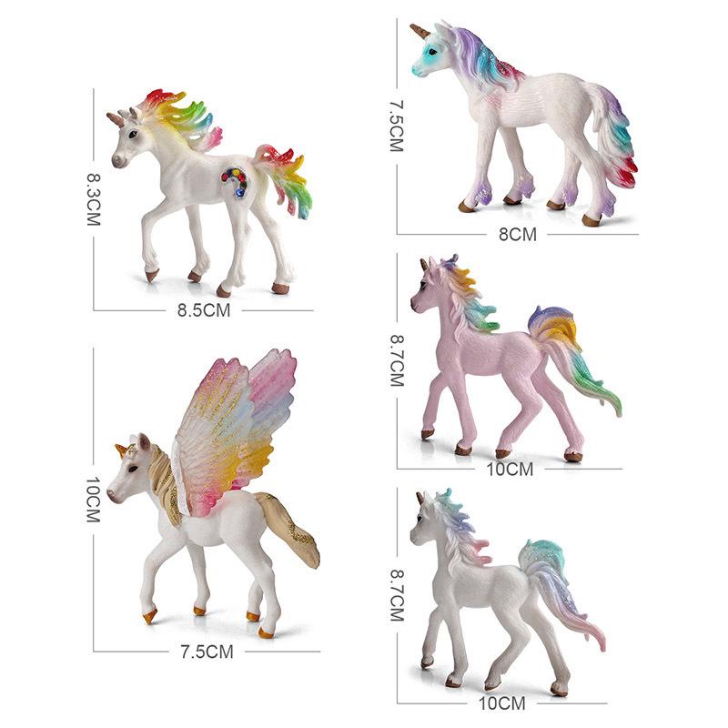 Pegasus Unicorn Set: Rainbow Wings Cognitive Toys for Children