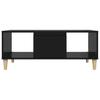  Coffee Table, Black, 90x50x36.5 Cm, Wood-based Material