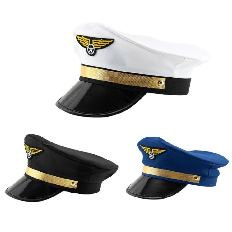 Модная пилотская шапка для взрослых, костюм для ролевых игр, шапка для ночного клуба, маскарадные шляпы