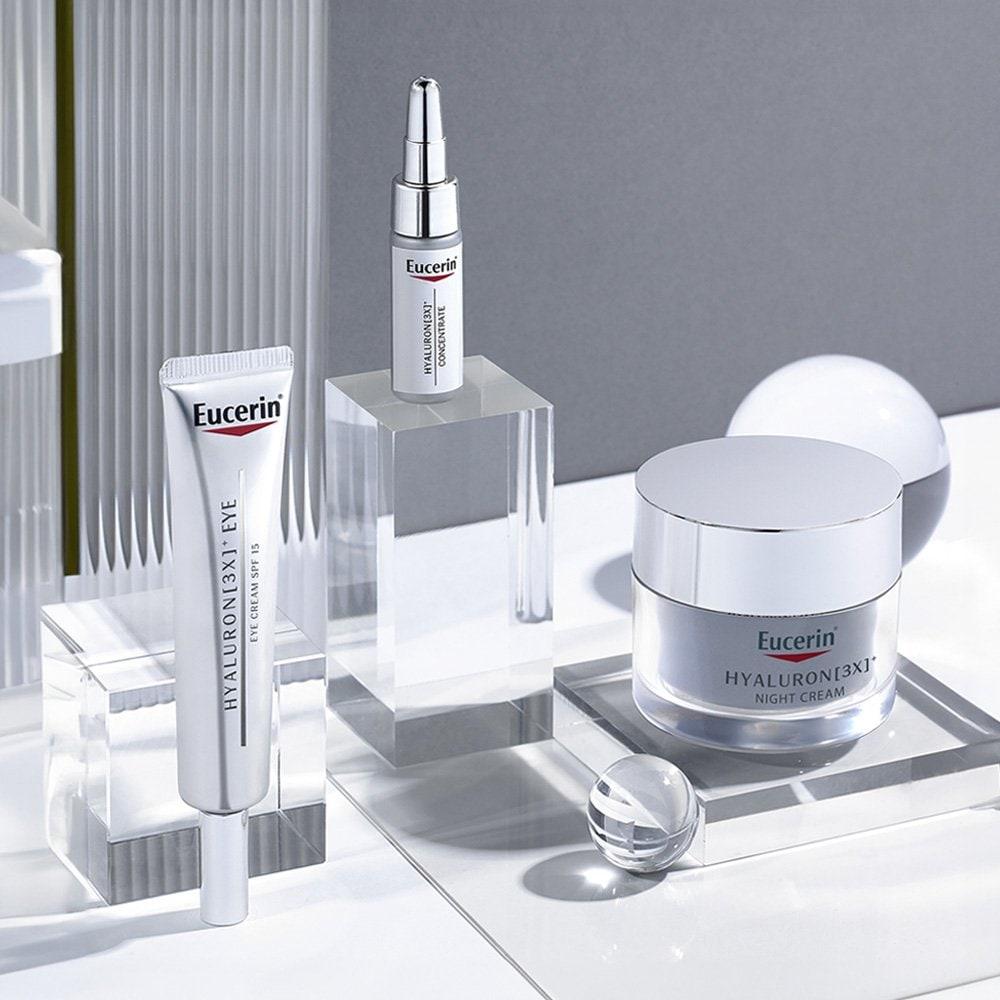 Eucerin Hyaluron Eye Cream 15ml (Free) Even Radiance Eye Cream + Ulsen Mask
