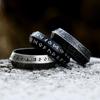 New Design Simple Odin Norse Viking Amulet Rune Ring For Men Women 316L Stainless Steel Fashion Words Retro Jewelry Wholesale