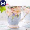 Скандинавская пасторальная кость Cna, большая вместительная кружка для кофе и молока, креативная керамическая чашка для кафе, ручная роспись, цветочная чашка, винтажная чайная церемония