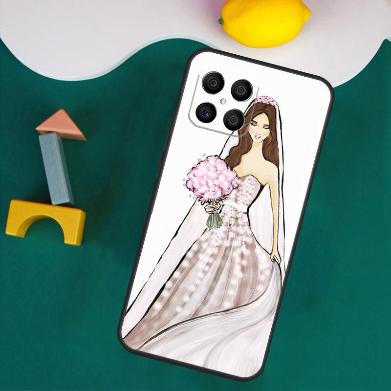 Чехол City Fashion Girl для Honor 200 Lite 50 70 90 X9a X8a X8 X9 X8b X9c X9b Honor Magic 5 6 Pro 7 Lite