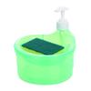 Soap Dispenser And Scrubber Holder Multifunctional Dishwashing Container 1000Ml Manual Sink Dish Washing Soap Dispenser For Cafe