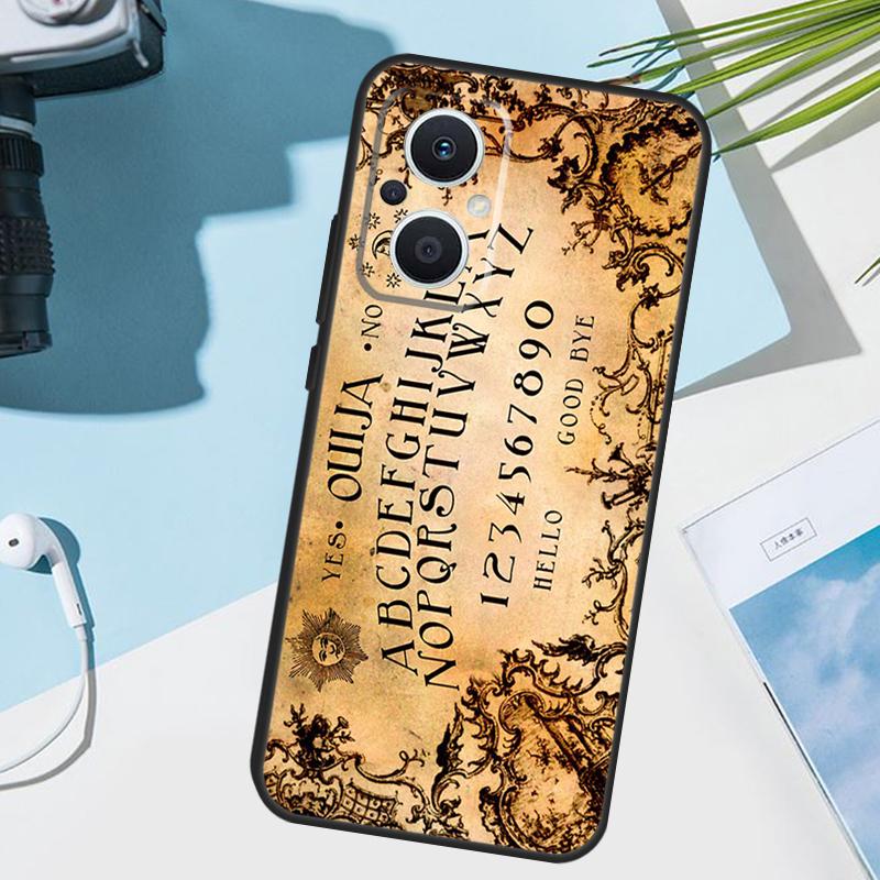 Чехол-доска Уиджи для OPPO Reno 7 8 Lite 10 12 13 14 Pro 11 F 12F 13F 14F Чехол OPPO Find X8 X5 X6 X9 Pro
