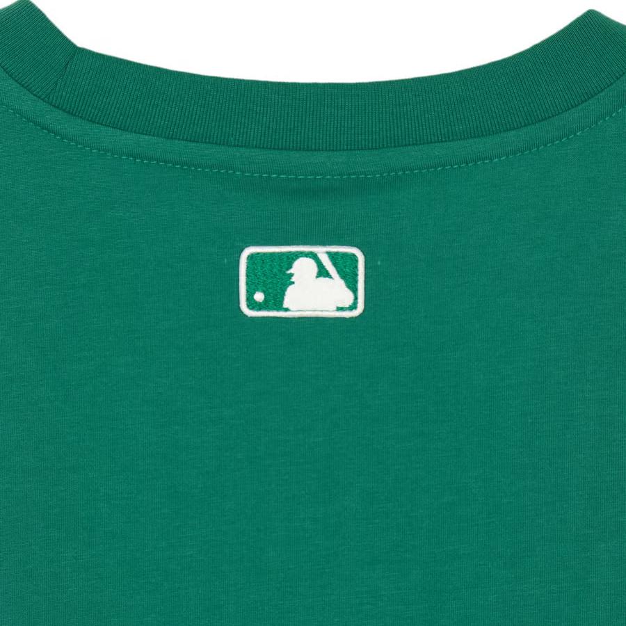 Новая женская футболка MLB Cleveland Guardians зеленая 3FTSV0443-45GNS
