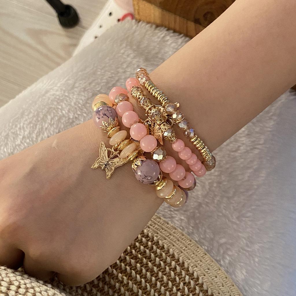 Популярный модный браслет из бусин, богемный браслет-бабочка