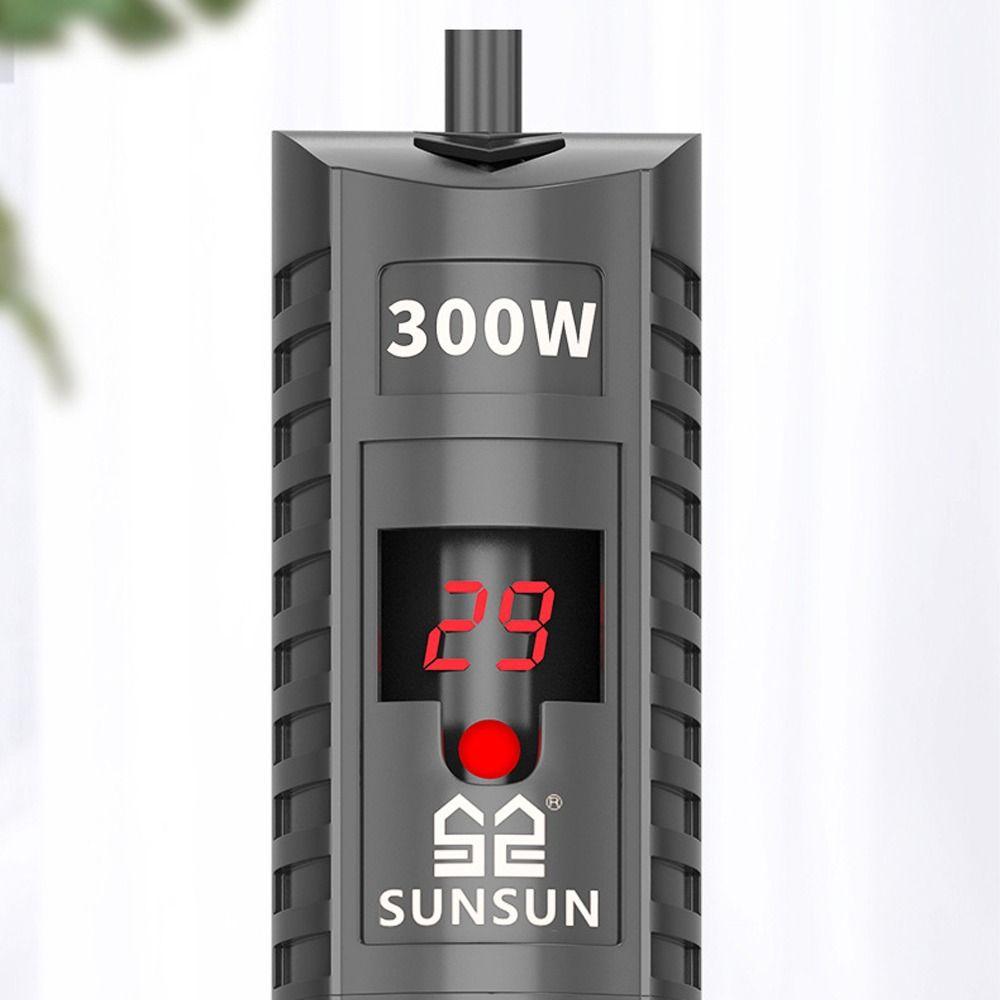 Кварцевое стекло Аквариумный погружной нагреватель ЖК-дисплей Нестеклянный нагреватель для аквариума 50 Вт-500 Вт 20-34°C Нагревательный стержень Водные резервуары