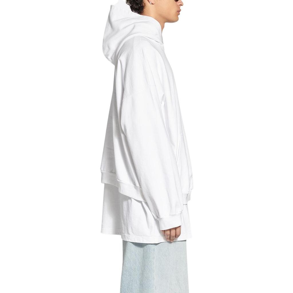 Balenciaga 5:20 Graphic Hoodie 'White Green' Unisex 674986TMVL69164