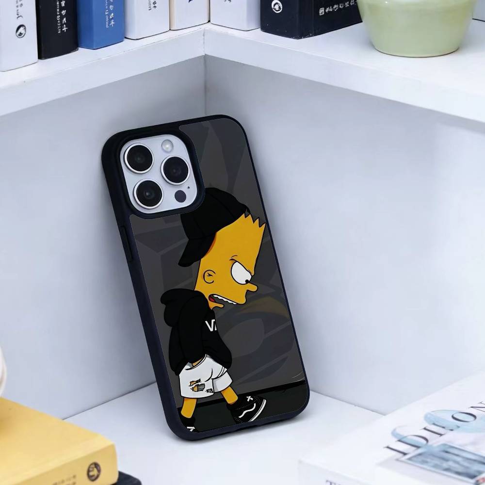 Anime T-The S-Simpsons-s  Phone Case For iPhone 14,16,15,13,17,12,Plus,Pro,Max Magnetic For Magsafe Frosted Cover