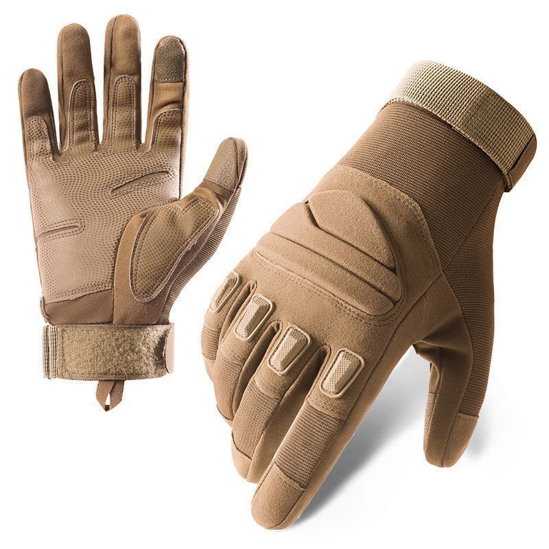 Tactical Gloves Men Full Finger Outdoor Sports Climbing Anti-Slip Military Motorcycle Riding Hard Shell Gloves
