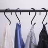 4 Pack Large S Hooks for Hanging Heavy Duty, 6 inch Non Slip Vinyl Coated Metal Closet S Hooks for Hanging Kitchen Utensil Pot Pan Cups Clothes Jeans