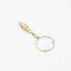 1Pc MG18155-1 Gold Metal 45mm Magnifying Glass Handheld Magnifying Glass