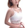 Lace Sexy Spaghetti Straps Bras Women Racerback Solid Crop Top Seamless Underwear Removable Padded