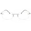 Rimless Square Grey Abra Tt Gv01 008 Fashion Men Eyeglasses