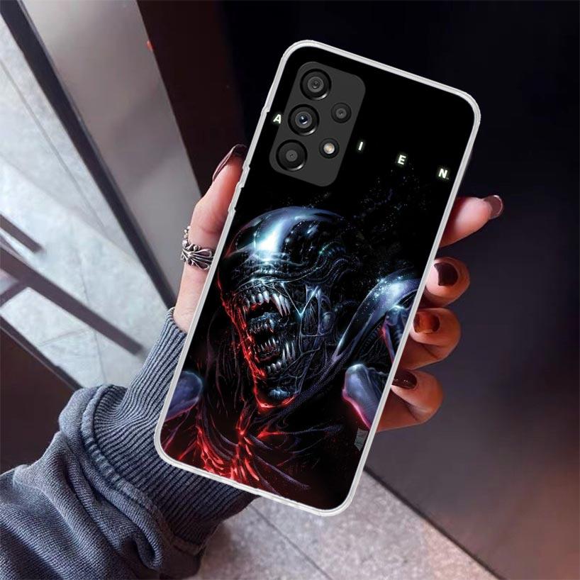 Cool A-Alien X-Xenomorph Phone Case For Samsung Galaxy A12 A52S A42 A32 A22 A51 A50 Note 20 Ultra 10 S10 Plus A71 A70 A31 A30 A1