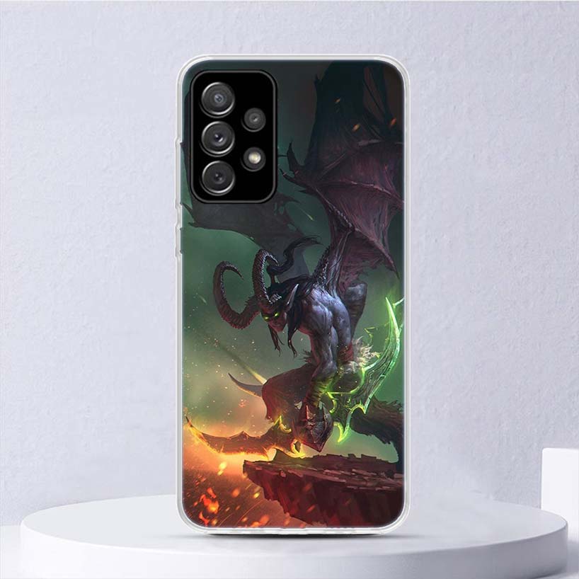 W-World Of W-Warcraft W-Wow Мягкий чехол для Samsung Galaxy A16 A26 A36 A56 A15 A14 A13 A55 A54 A53 Чехол для телефона A25 A35 A24 A34 A23