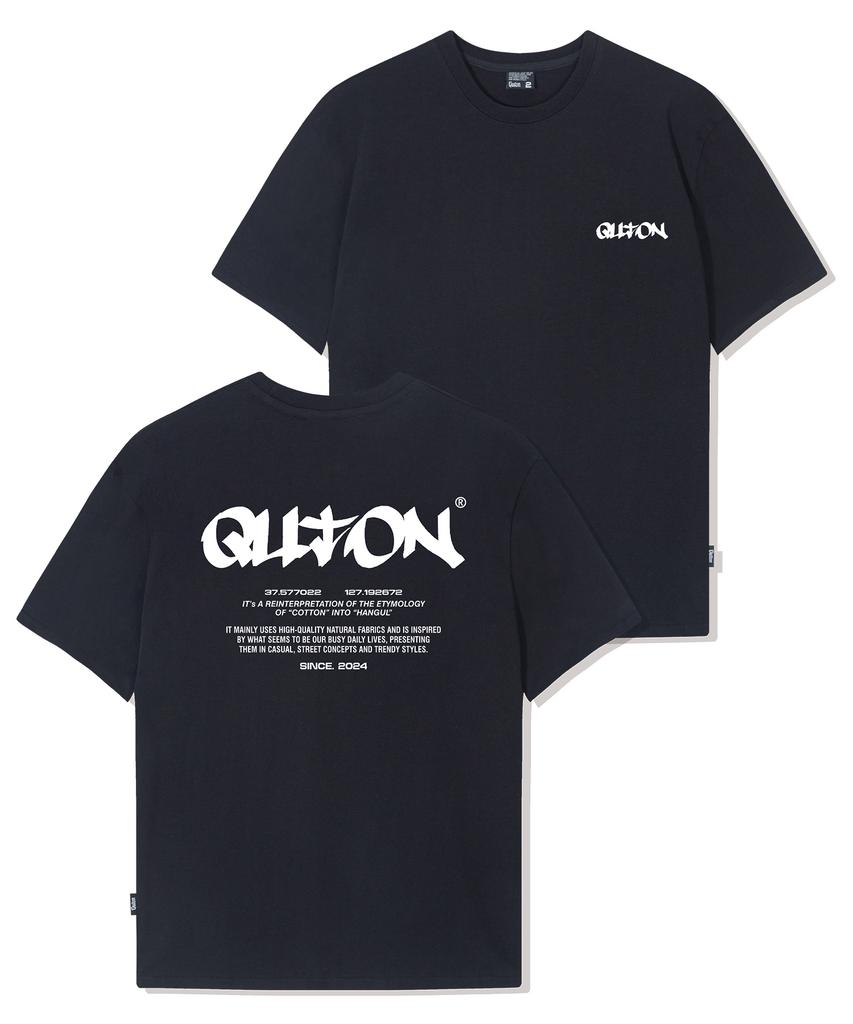 QUTON Exclusive Oversized Heavy Short Sleeve T-Shirt